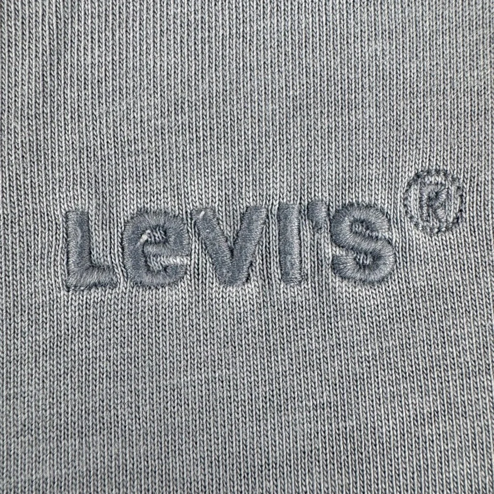 Levi's Polo Shirt Mens Large Blue-Grey Relaxed Fit Short Sleeve Embroidered Logo